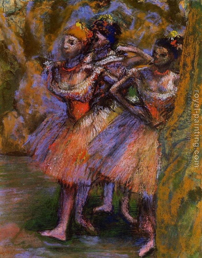 Edgar Degas : Three Dancers V